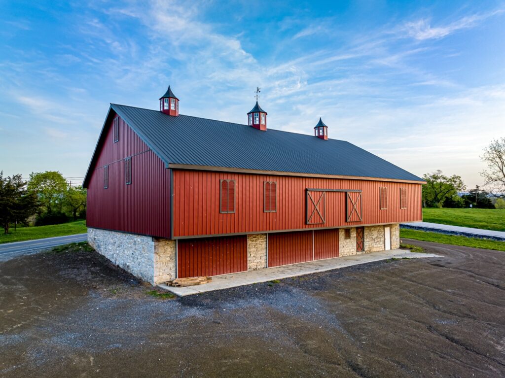 Red Barn - ABM and Board & Batten