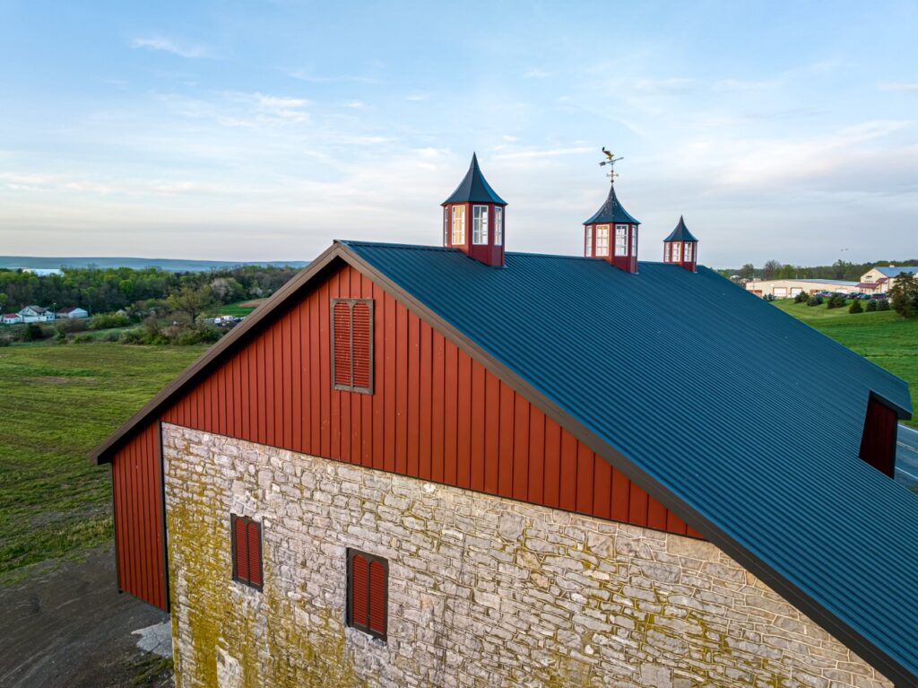 Red Barn - ABM and Board & Batten