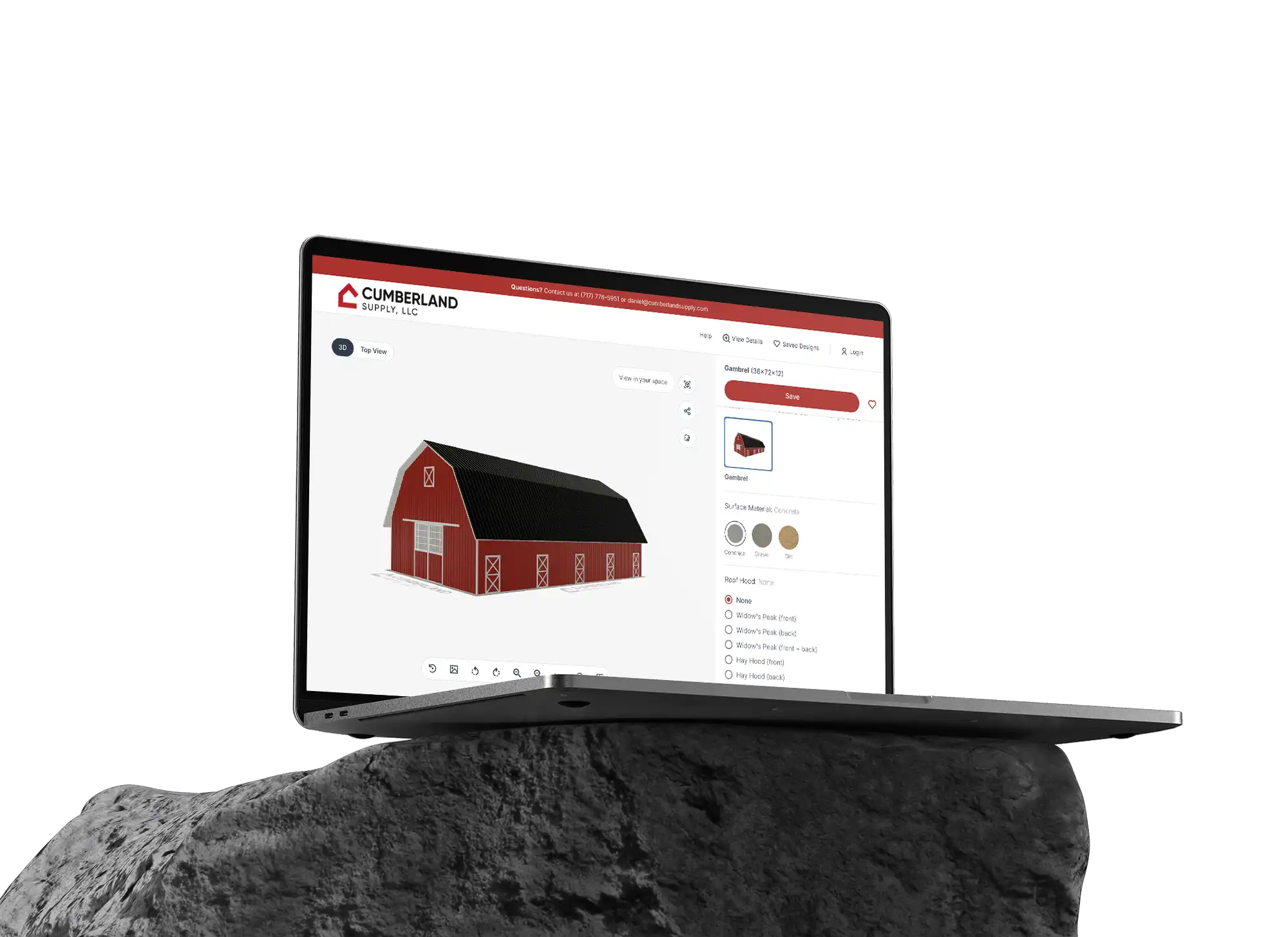 IdeaRoom 3D Configurator Cumberland Supply Designer