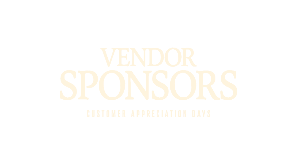 Customer Appreciation Days Vendor Sponsors